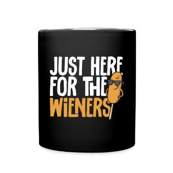 Corn Dog Corndog - Full Colour Mug - black - Front