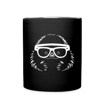 Sloths Anime Sloth Manga Sloth Sunglasses - Full Colour Mug - black - Front
