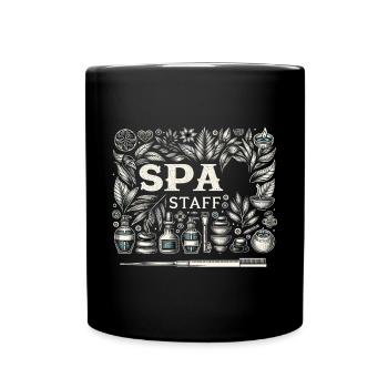 Spa Staff 5 - Tasse einfarbig - Schwarz - Vorne