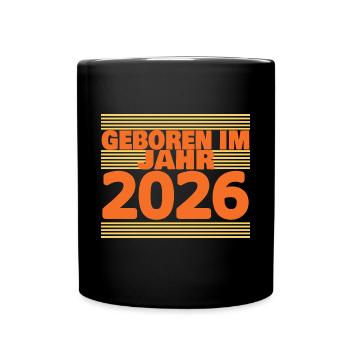 Year 2026 - Full Colour Mug - black - Front
