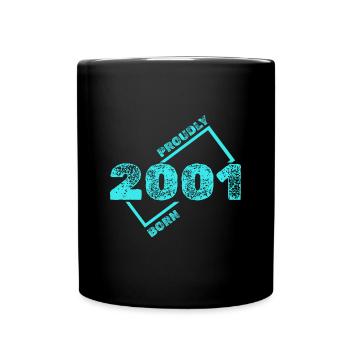 Geschenkidee 2001 - Tasse einfarbig - Schwarz - Vorne