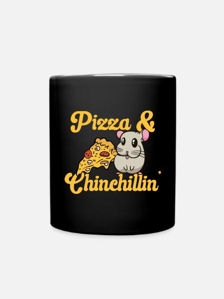 Chinchilla - Tasse einfarbig - Schwarz