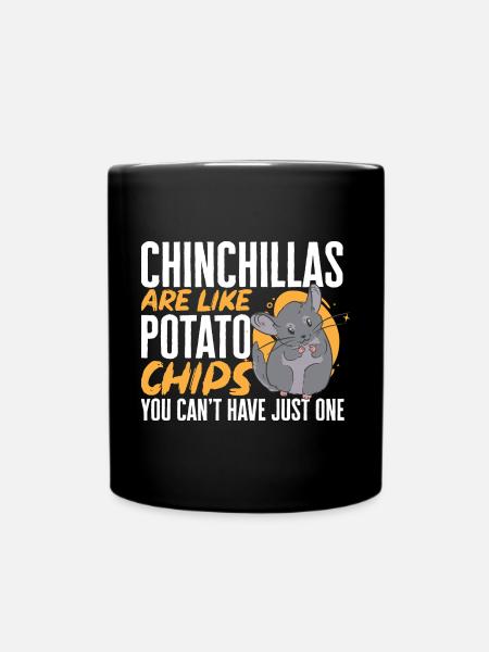 Chinchilla - Tasse einfarbig - Schwarz