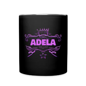 Adela als Baby - Tasse einfarbig - Schwarz - Vorne