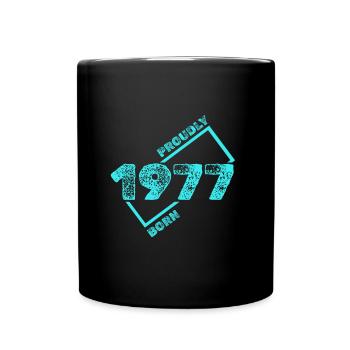 1977 - Tasse einfarbig - Schwarz - Vorne