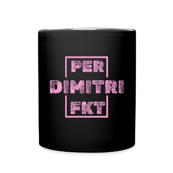 Dimitri - Tasse einfarbig - Schwarz - Vorne