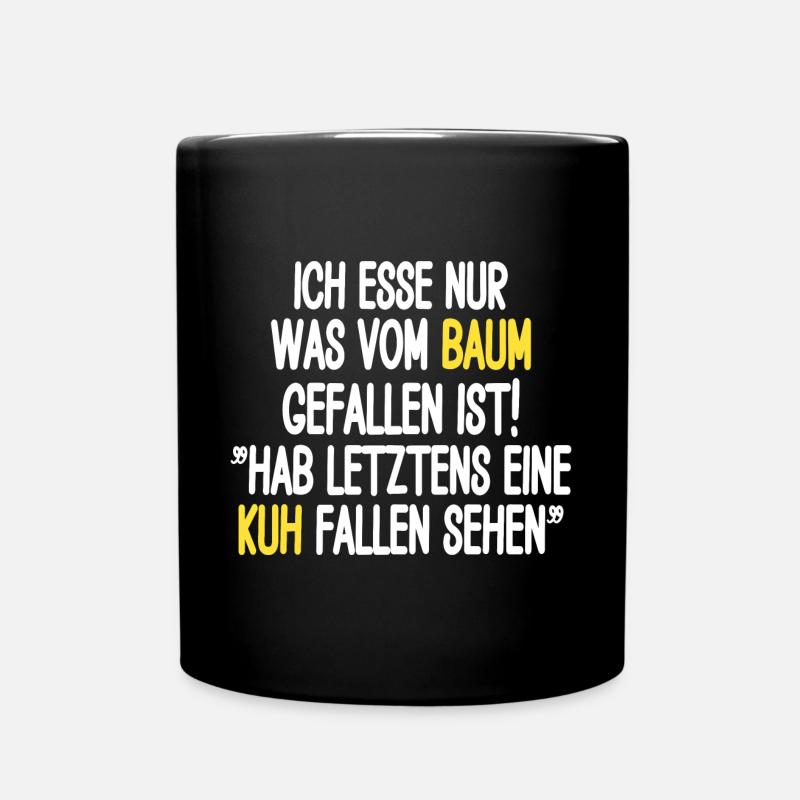 flFleischliebhaber Spruch Carnist Fleischfanatiker - Tasse einfarbig - Schwarz