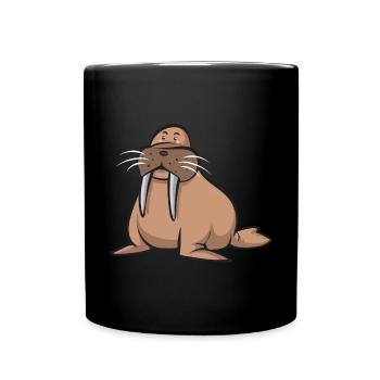 Walrus - Full Colour Mug - black - Front