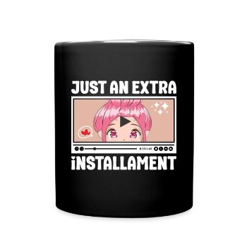 Juste un épisode supplémentaire de manga d’anime japonais - Mug uni - noir - Devant