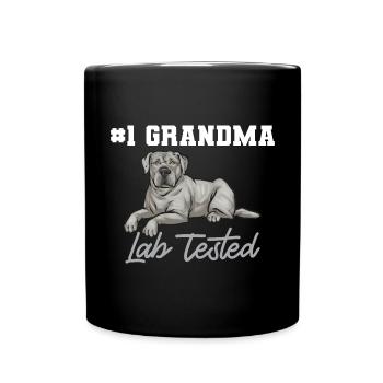 Silver Labrador Retriever Silver Lab - Mug uni - noir - Devant
