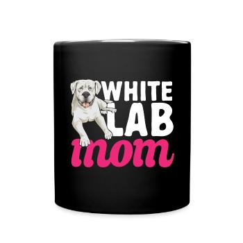 Labrador Retriever blanc Labrador Labrador blanc - Mug uni - noir - Devant