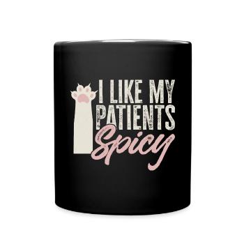 Vet Tech Veterinary Veterinary Technician - Full Colour Mug - black - Front