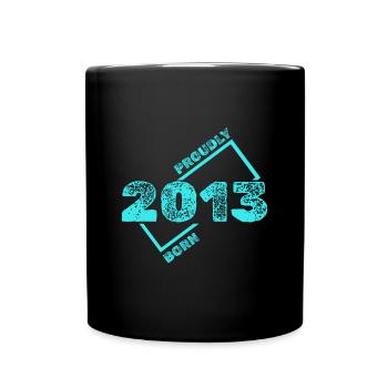 Born in 2013 - Full Colour Mug - black - Front