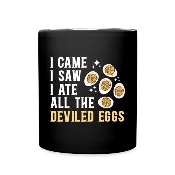 Oeufs farcis Oeufs farcis - Mug uni - noir - Devant