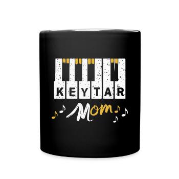 Keytar Keyboard Gift - Full Colour Mug - black - Front