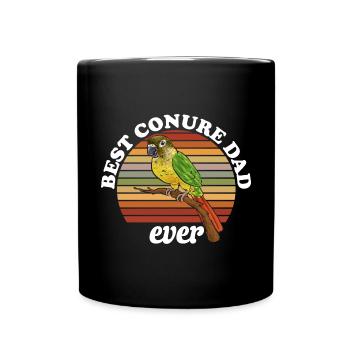 Molina Parakeet Parrot Bird Parakeet - Full Colour Mug - black - Front