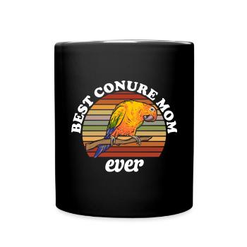 Parakeet, Parrot, Parakeet, Bird - Full Colour Mug - black - Front