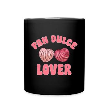 Concha Hispanic Mexican Pan Dulce - Full Colour Mug - black - Front