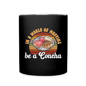 Concha Hispanique Mexicain Pan Dulce - Mug uni - noir - Devant