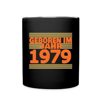 im 1979 - Tasse einfarbig - Schwarz - Vorne