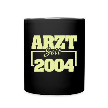 Médecin généraliste 2004 - Mug uni - noir - Devant