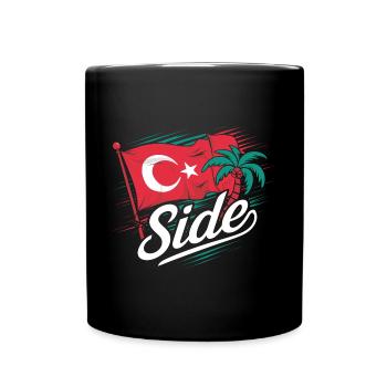 Côté dinde - Mug uni - noir - Devant