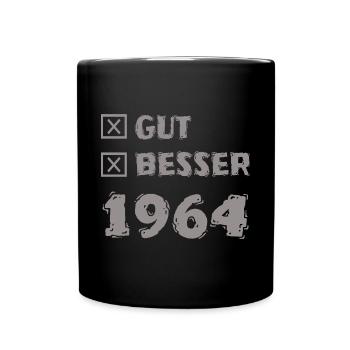 1964 - Tasse einfarbig - Schwarz - Vorne