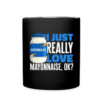 Mayonnaise - Full Colour Mug - black - Front