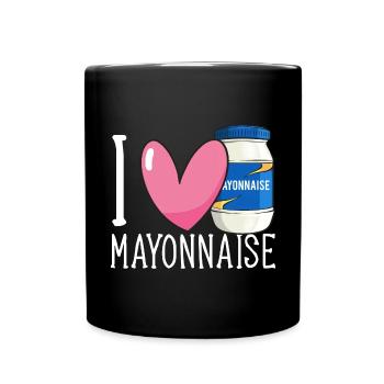 Mayonnaise - Full Colour Mug - black - Front