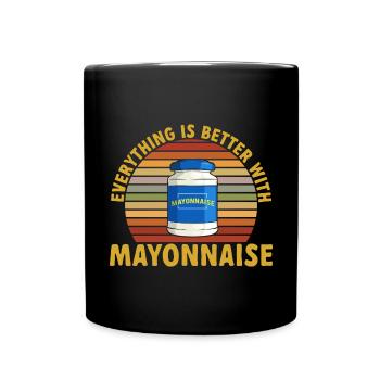Mayonnaise - Full Colour Mug - black - Front