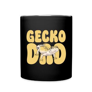 Gecko léopard Gecko reptile gecko de compagnie - Mug uni - noir - Devant