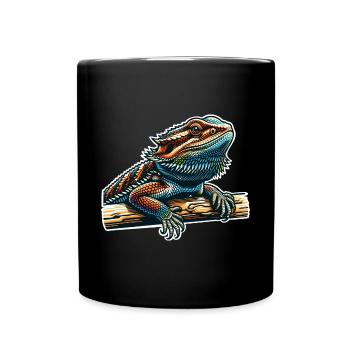 Bartagame Bartagamen Bearded Dragon - Full Colour Mug - black - Front