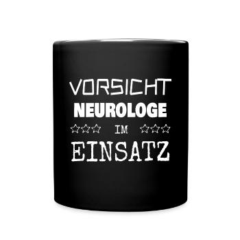 Appointment as a neurologist - Full Colour Mug - black - Front