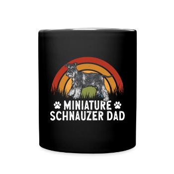 Schnauzer nain Chien Schnauzer - Mug uni - noir - Devant