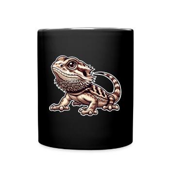 Bartagame Bartagamen Bearded Dragon - Full Colour Mug - black - Front