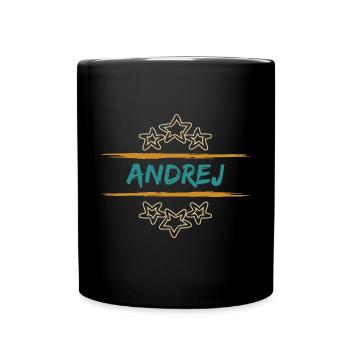Geschenk für Andrej - Tasse einfarbig - Schwarz - Vorne