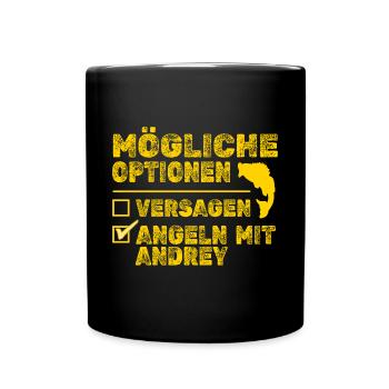 Cadeau pour Andreï - Mug uni - noir - Devant