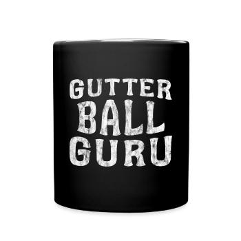 Gutter Ball Guru 5 - Tasse einfarbig - Schwarz - Vorne
