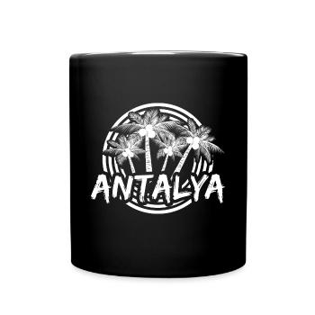Antalya as a holiday - Full Colour Mug - black - Front