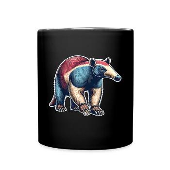 Anteater - Full Colour Mug - black - Front