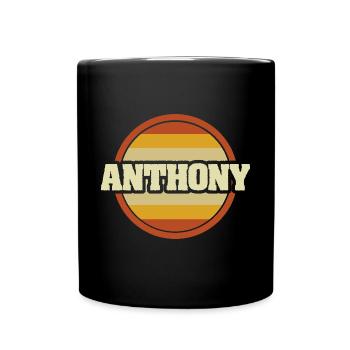 Anthony - Tasse einfarbig - Schwarz - Vorne