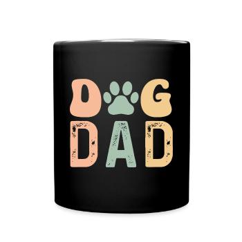 Dog Dad - Full Colour Mug - black - Front
