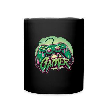 Gamer - Full Colour Mug - black - Front