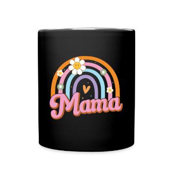 Mama - Tasse einfarbig - Schwarz - Vorne
