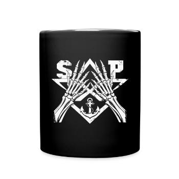 St.Pauli Kiez Hamburg Totenkopf Sankt Pauli - Mug uni - noir - Devant