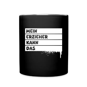 Profession Éducateur - Mug uni - noir - Devant