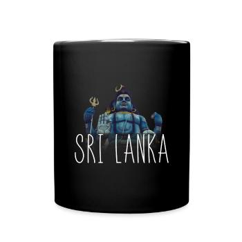 Sri Lanka Buddha Urlaub Tempel Mittelamerika Om - Tasse einfarbig - Schwarz - Vorne