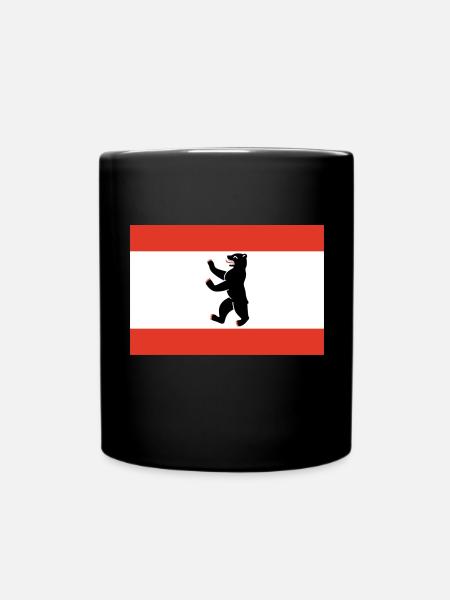 Berlin - Tasse einfarbig - Schwarz