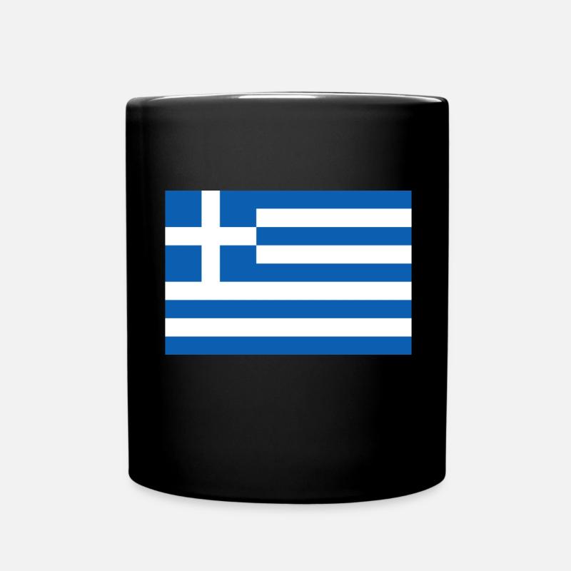 Grèce - Mug uni - noir