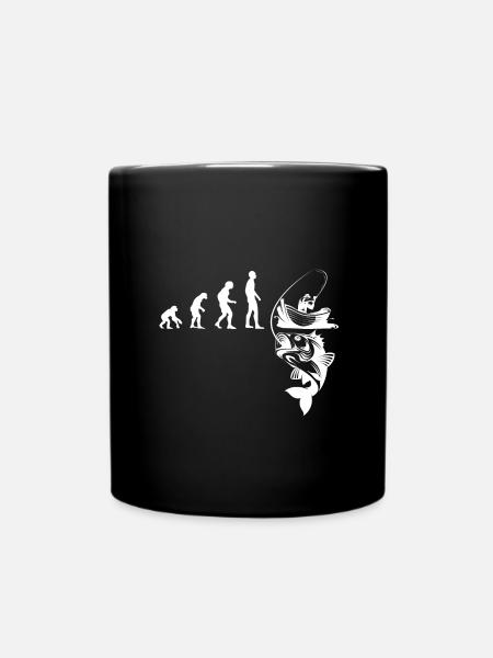 Evolution Pêcheur Pêche Pêche Pêche Pêche - Mug uni - noir